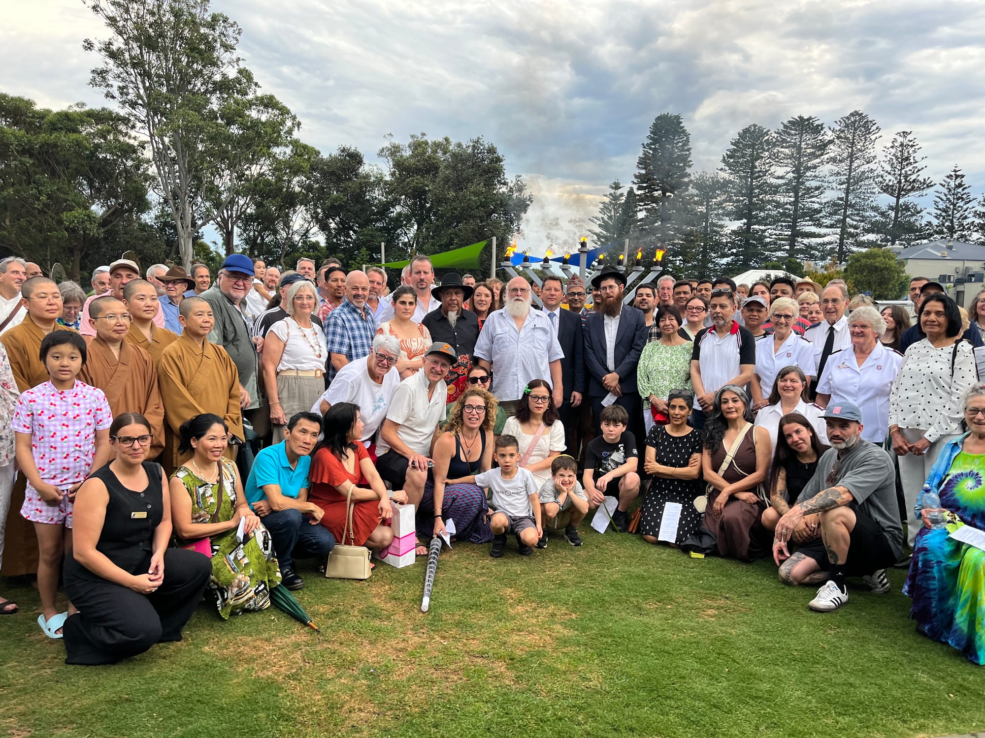 Multicultural show of solidarity as people of many faiths support Wollongong Chanukah 
												post image