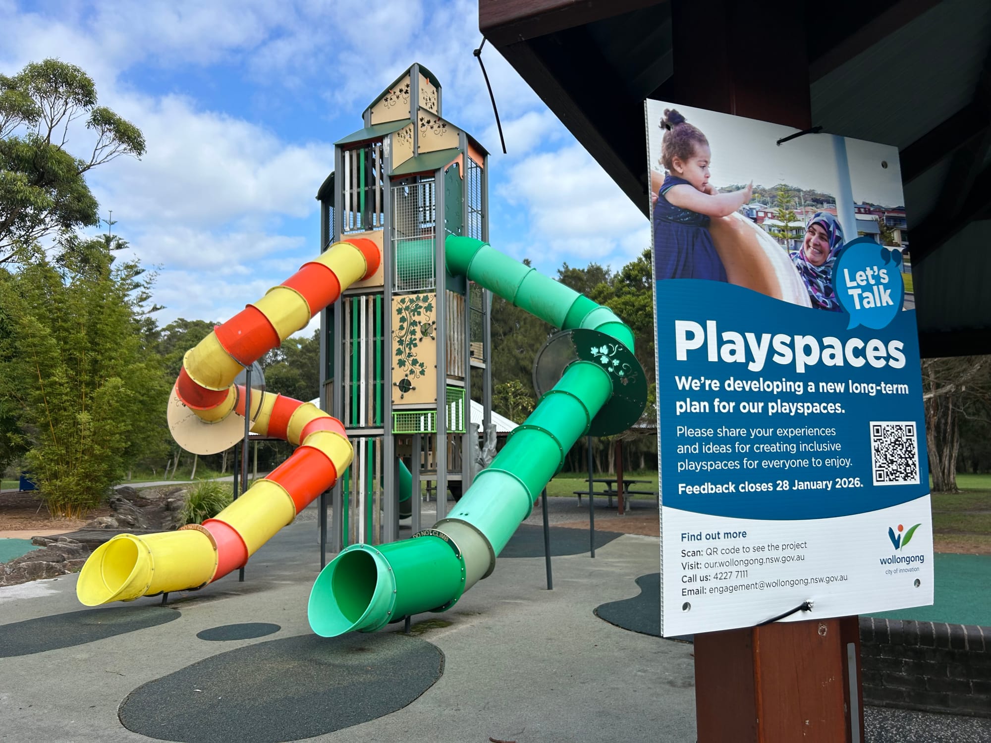 What changes would you like to see at your local beach, pool, parks, playgrounds and indoor sport venues? 
												post image