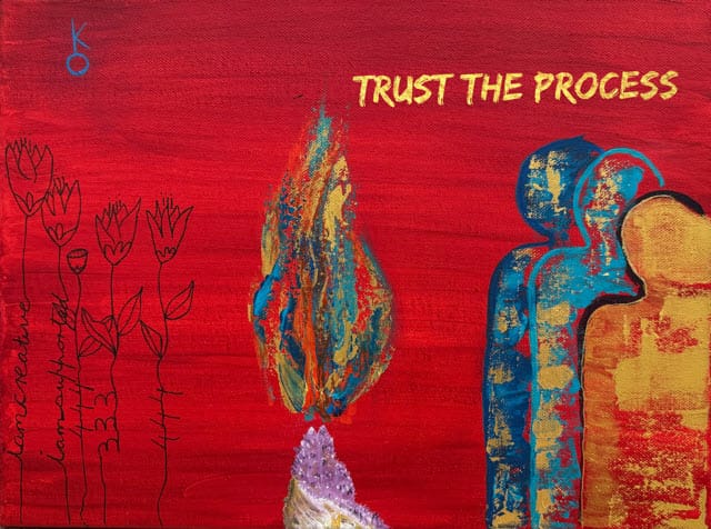 How to get out of the way and let the art flow 
												post image