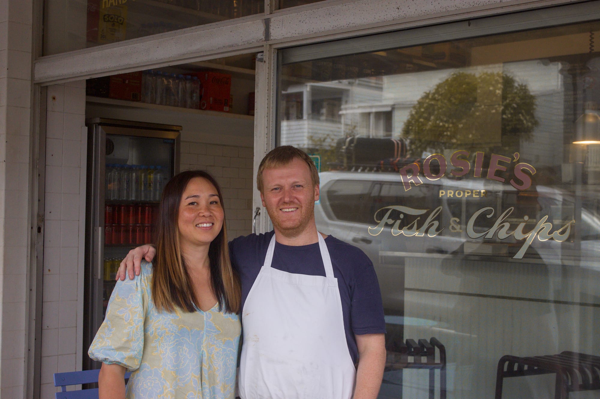 Freshly battered fish and chips lures a crowd in Coledale 
												post image