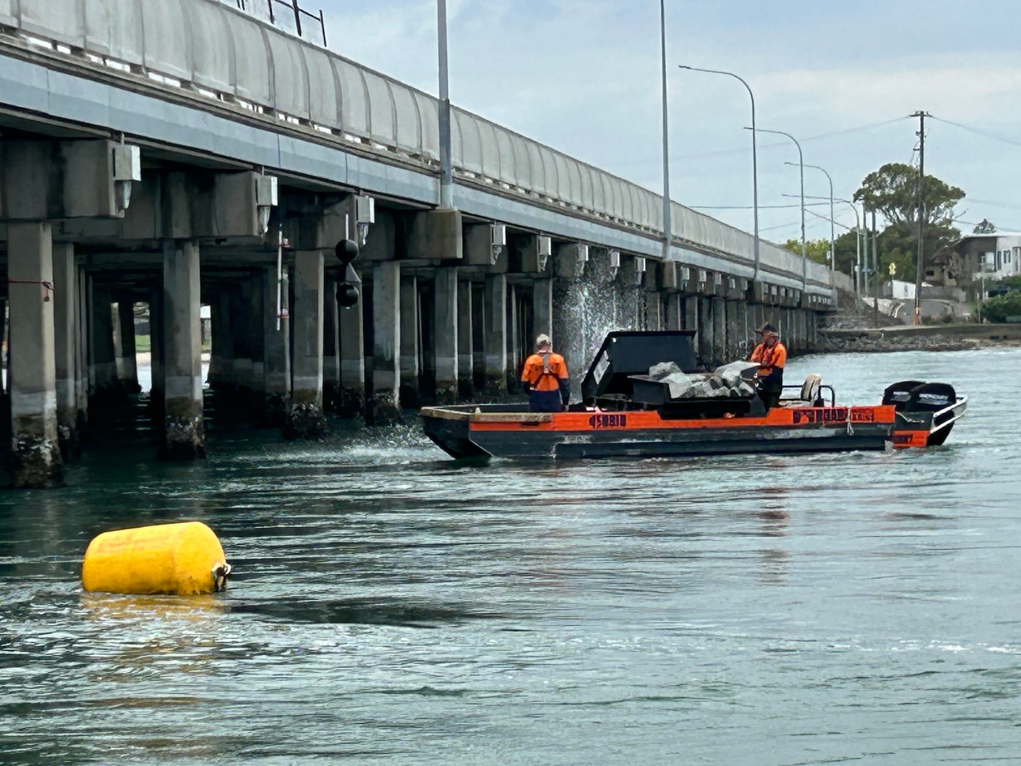 3000 tonnes of rock brought in to protect 'vulnerable' Windang Bridge 
												post image
