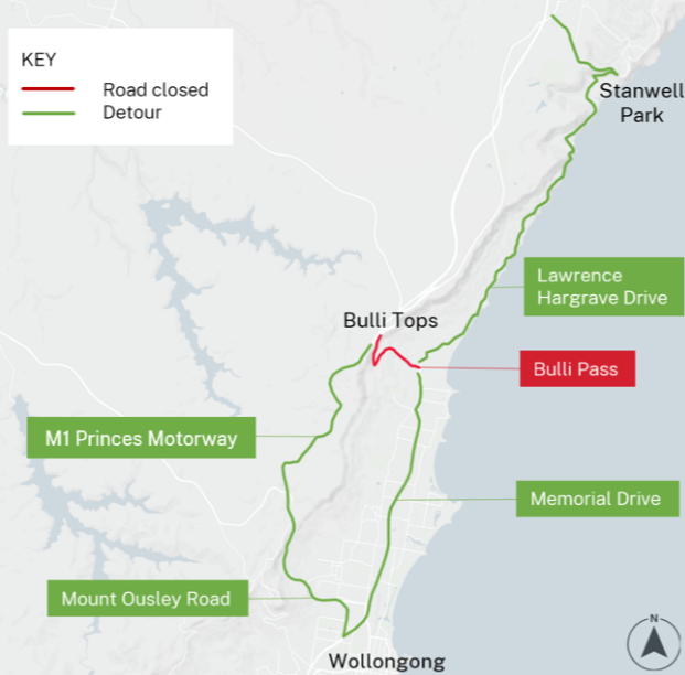 Road closures on Bulli Pass next week 
												post image