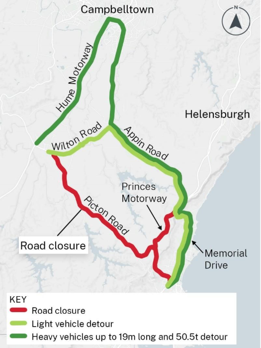 Night closures on the M1 Princes Motorway and Picton Road 
												post image