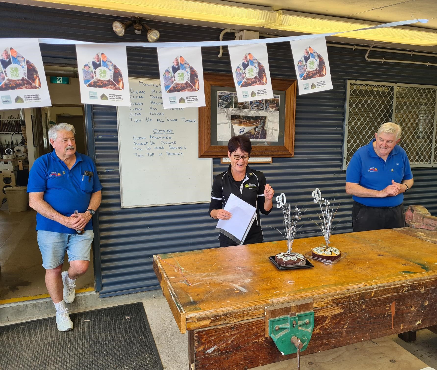 Thirroul celebrates 30th anniversary of Men's Sheds in Australia