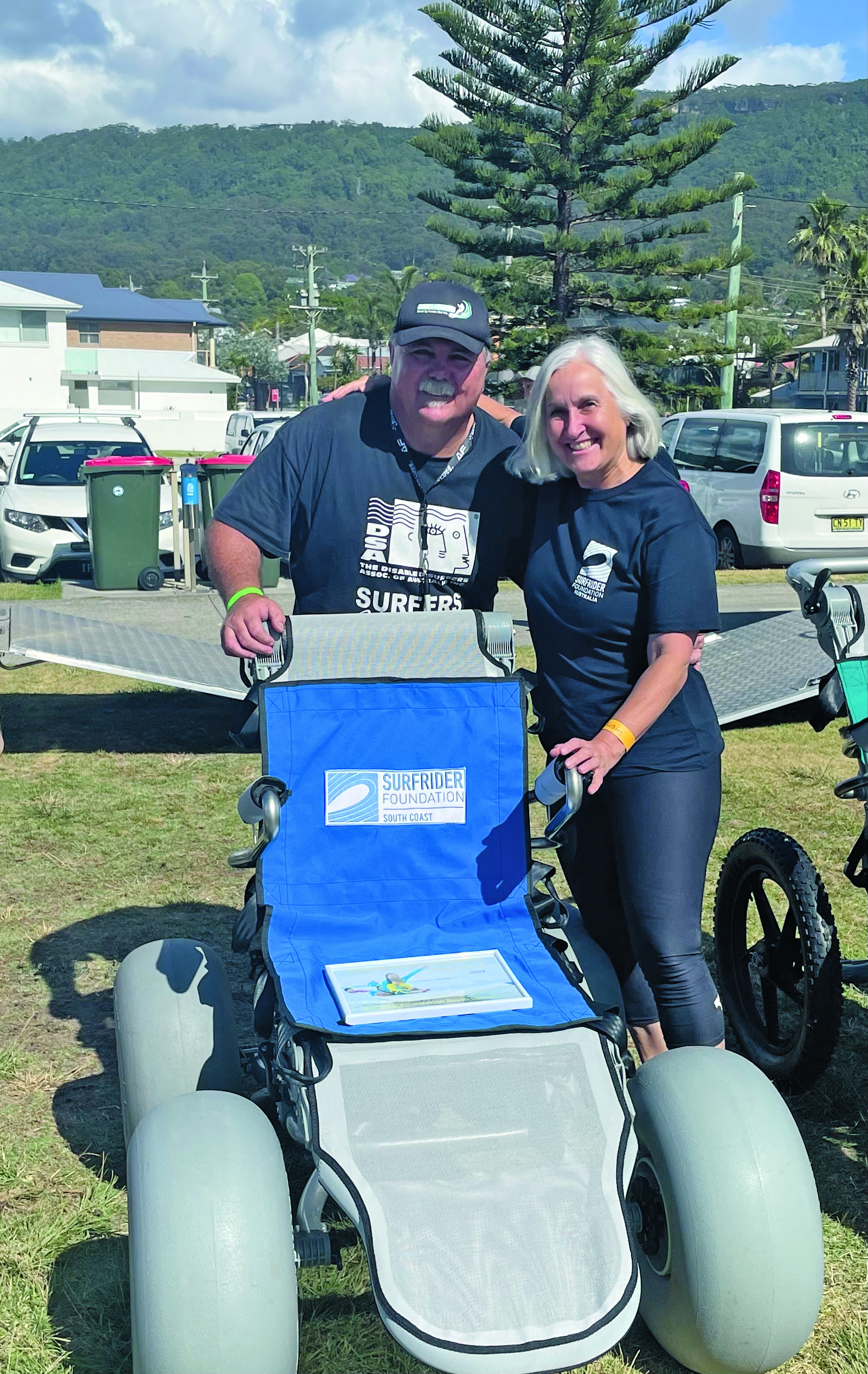 Surfrider donates beach wheelchair