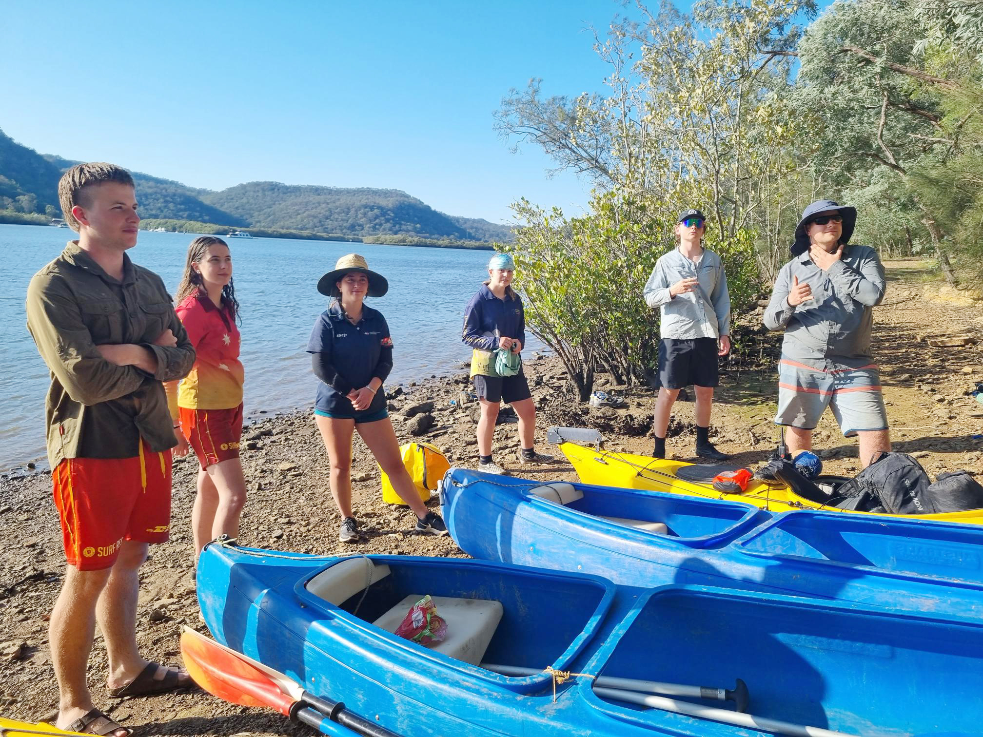Venturers take on canoe challenge