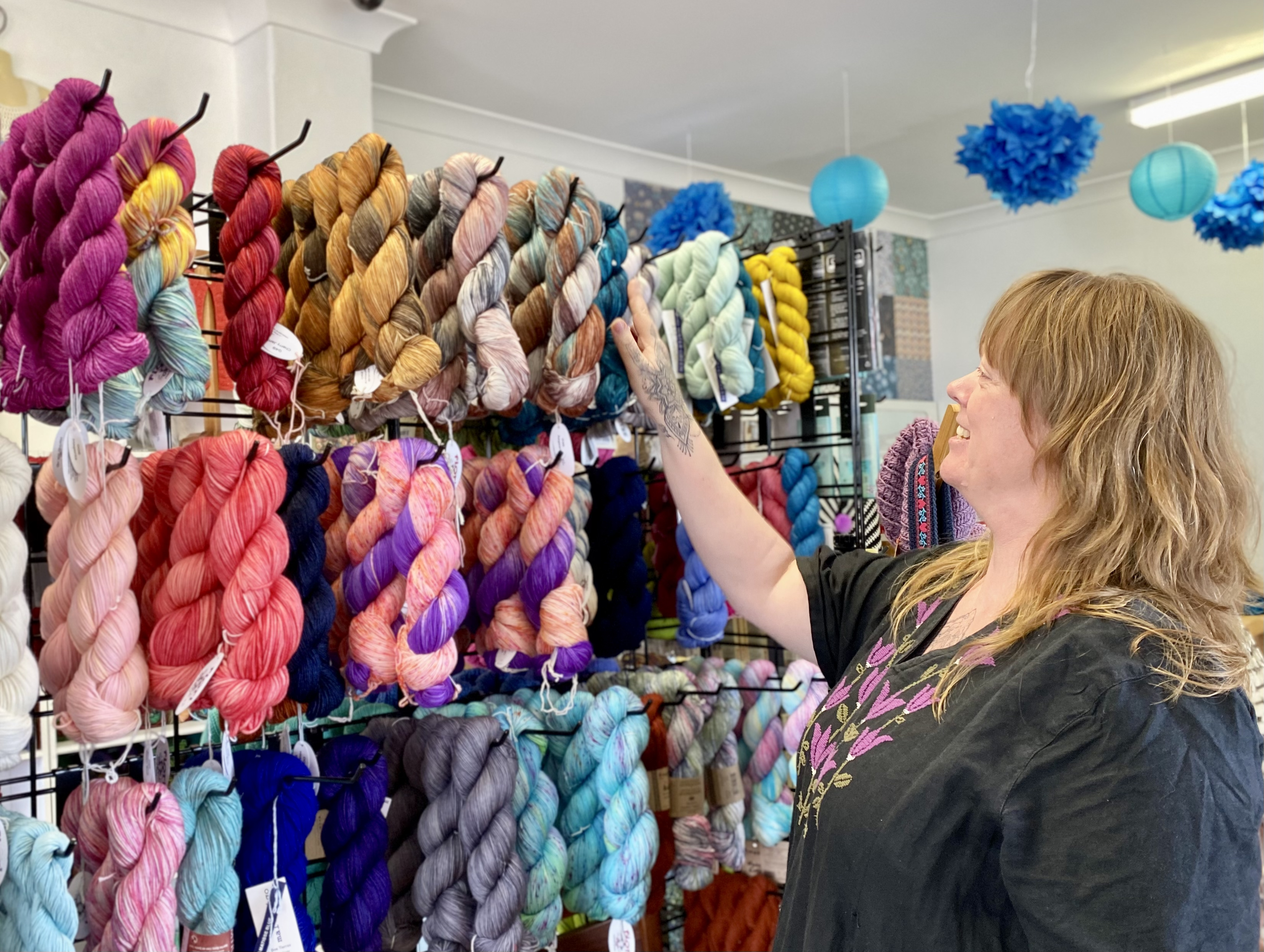 Need good yarn? Step inside Sasha's technicolour dream studio
