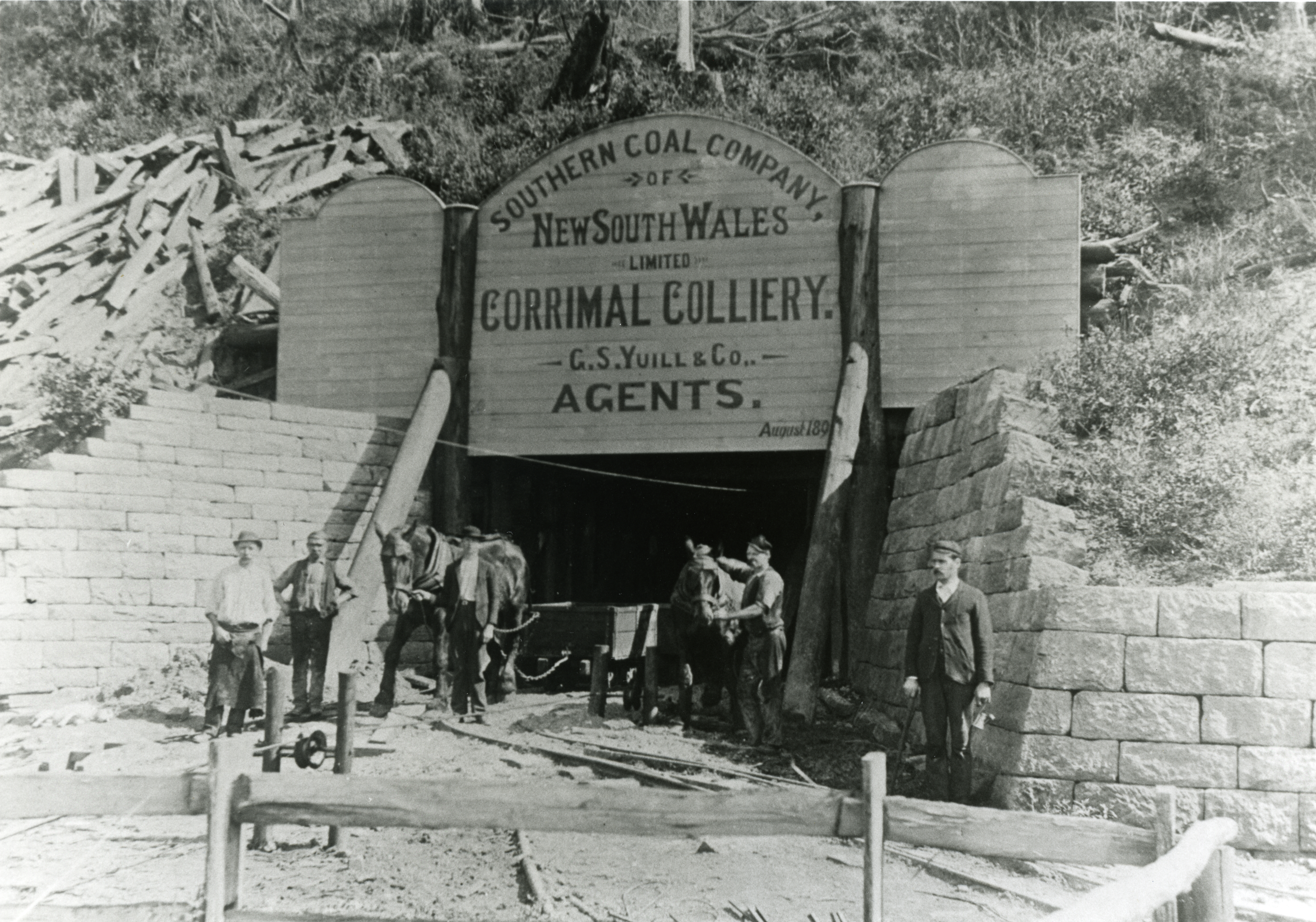 First Stay-In at Corrimal Colliery