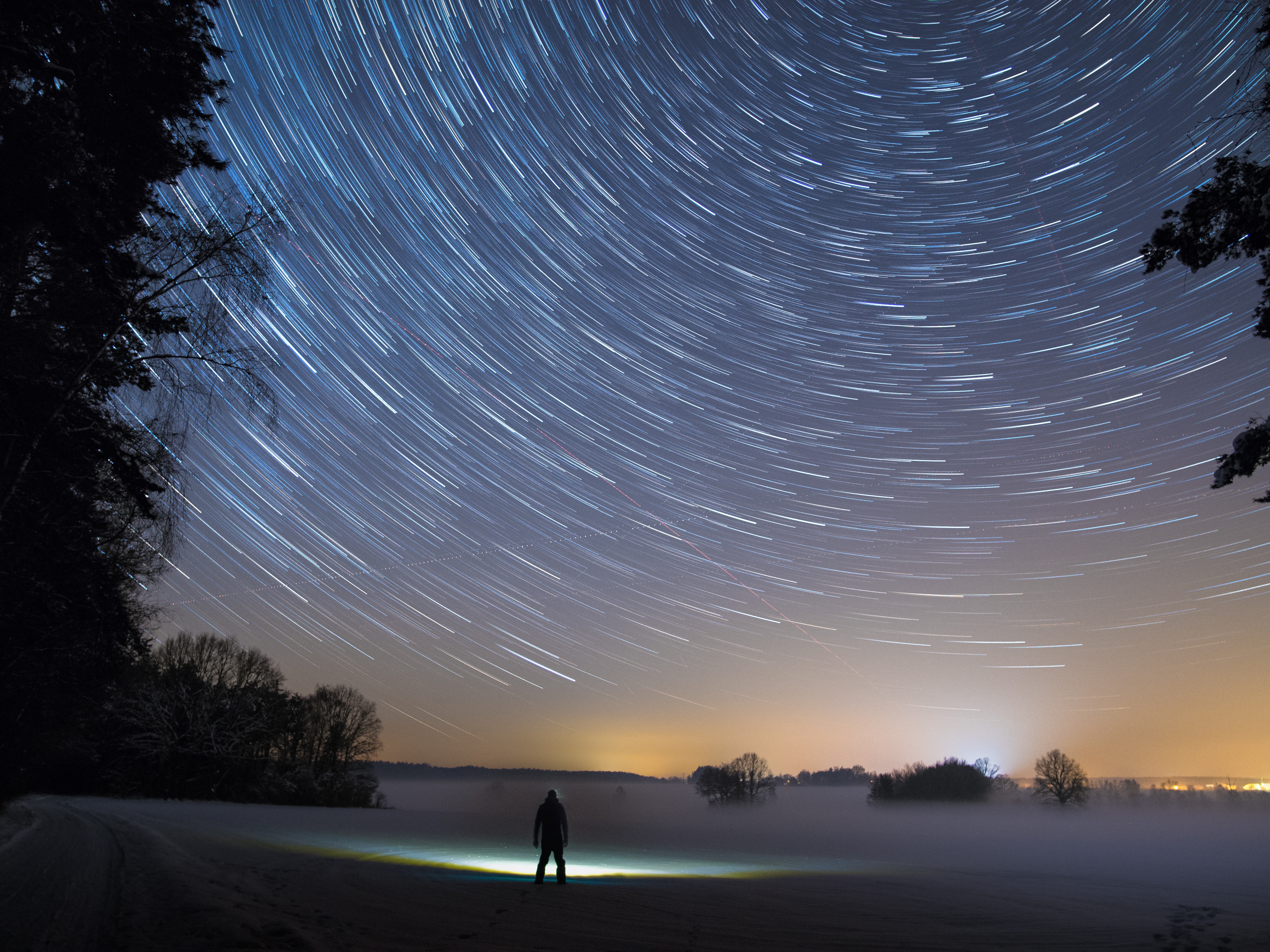 Take steps, see stars