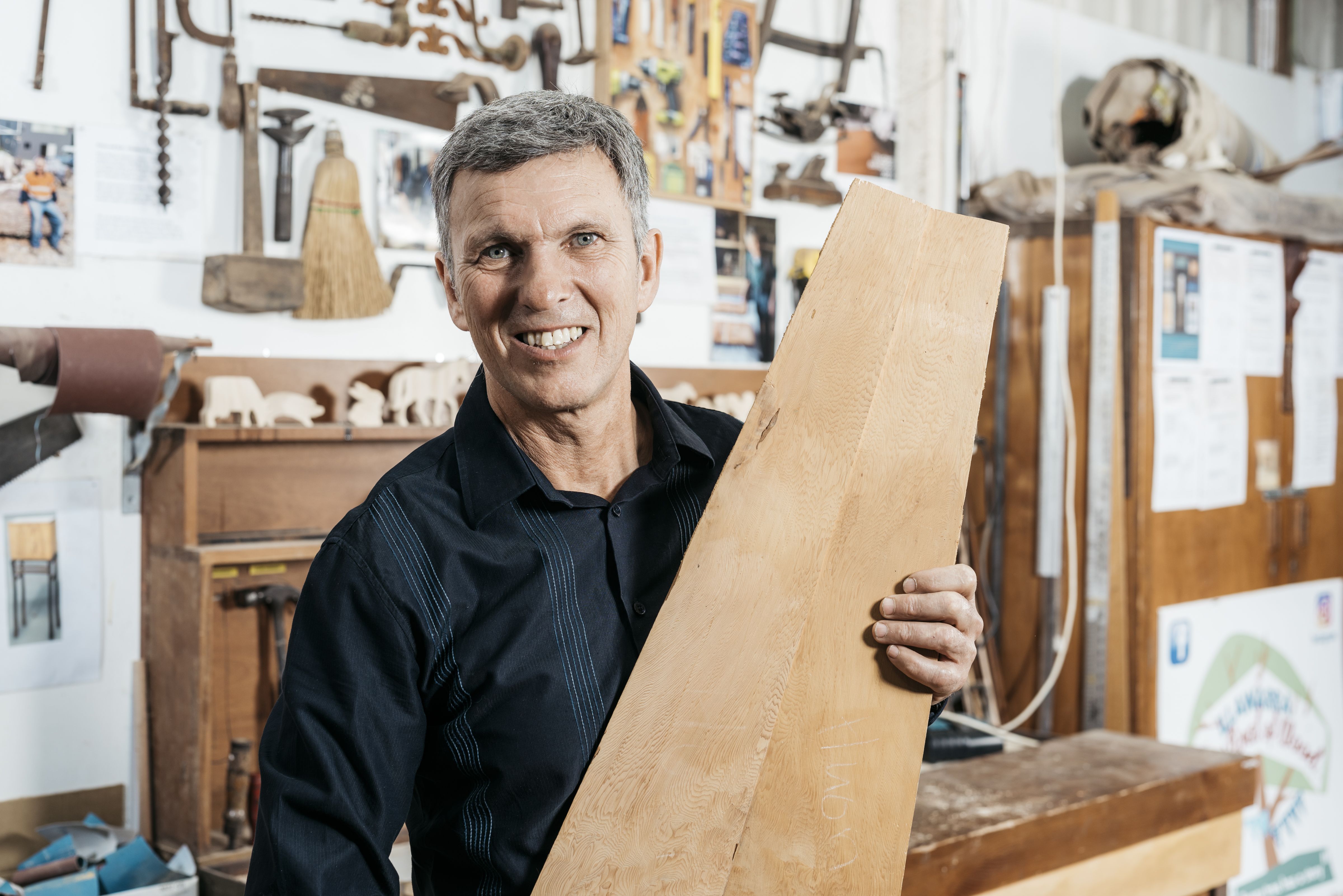 Founder of Wollongong Wood Workshops and Market shares highlights at Bulli Showground