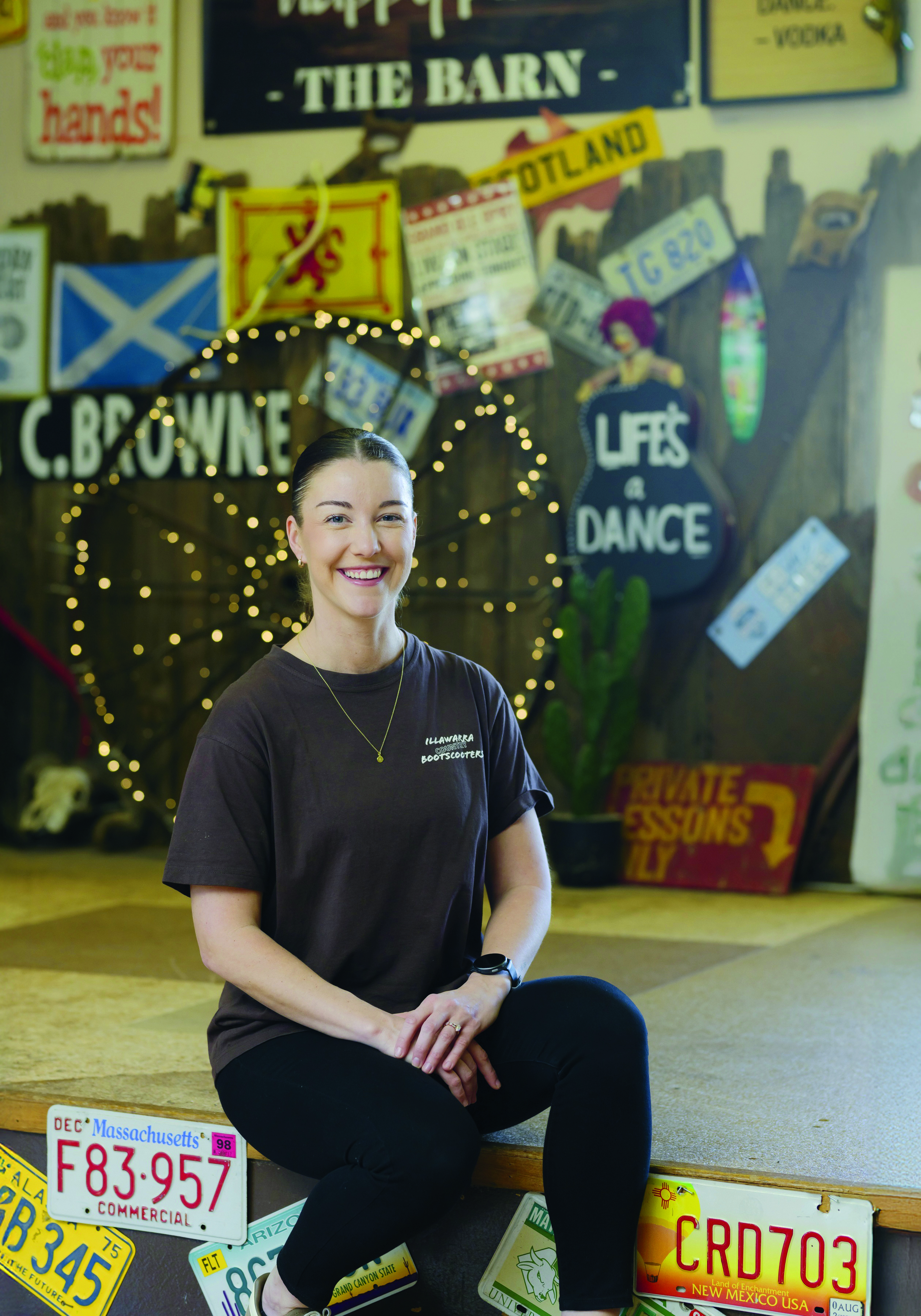 Our very own bootscooting superstar dances her way into a community's heart