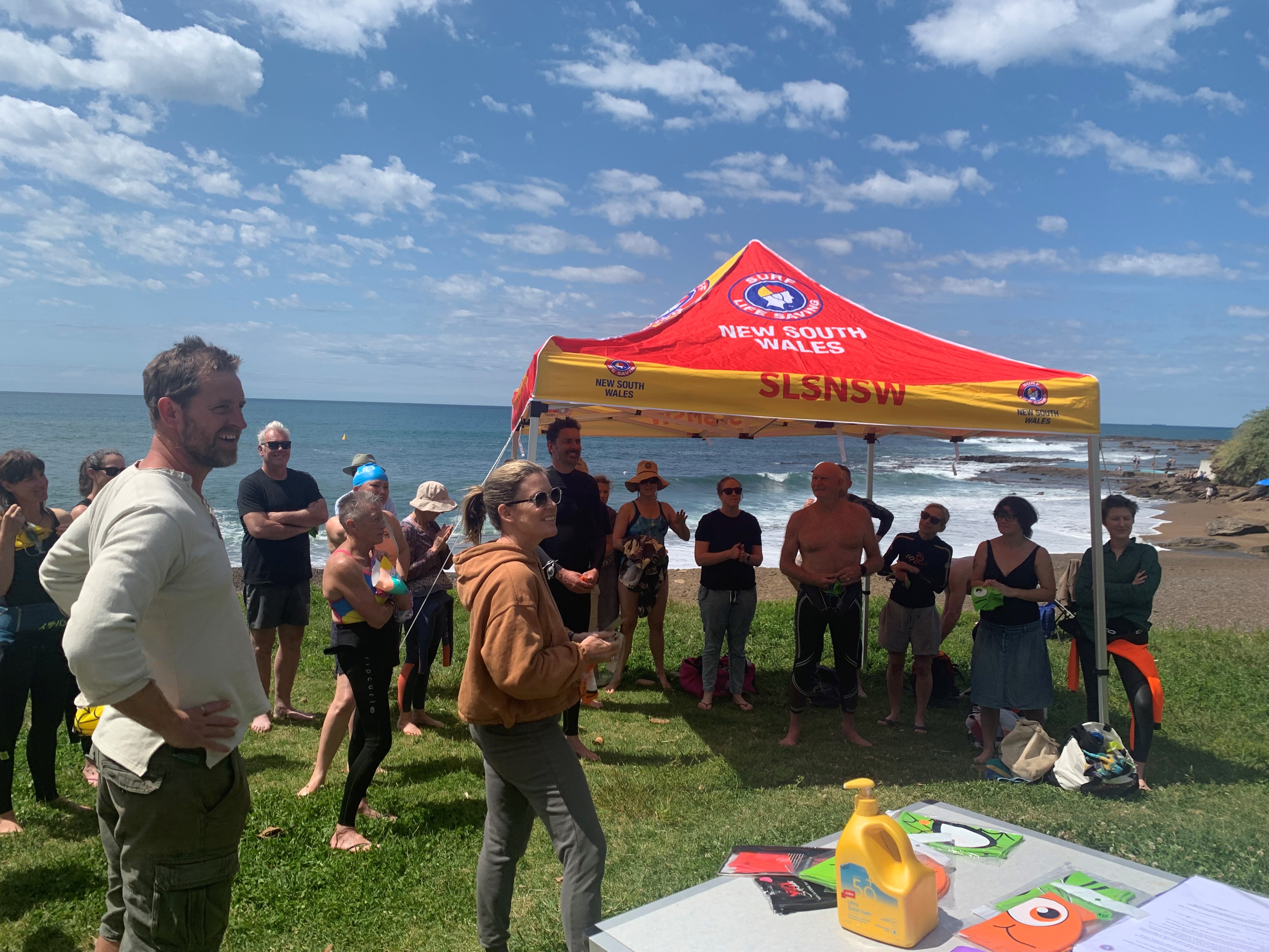 30 swimmers roll up for first ocean adventure