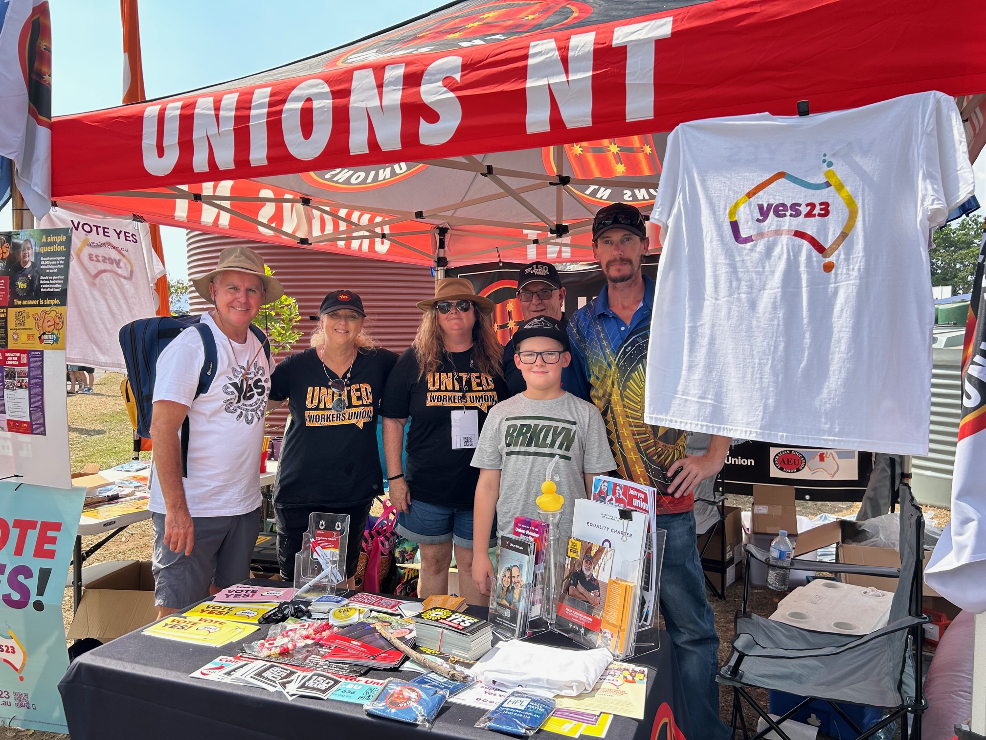 Yes from Darwin: Local campaigner connects with NT supporters