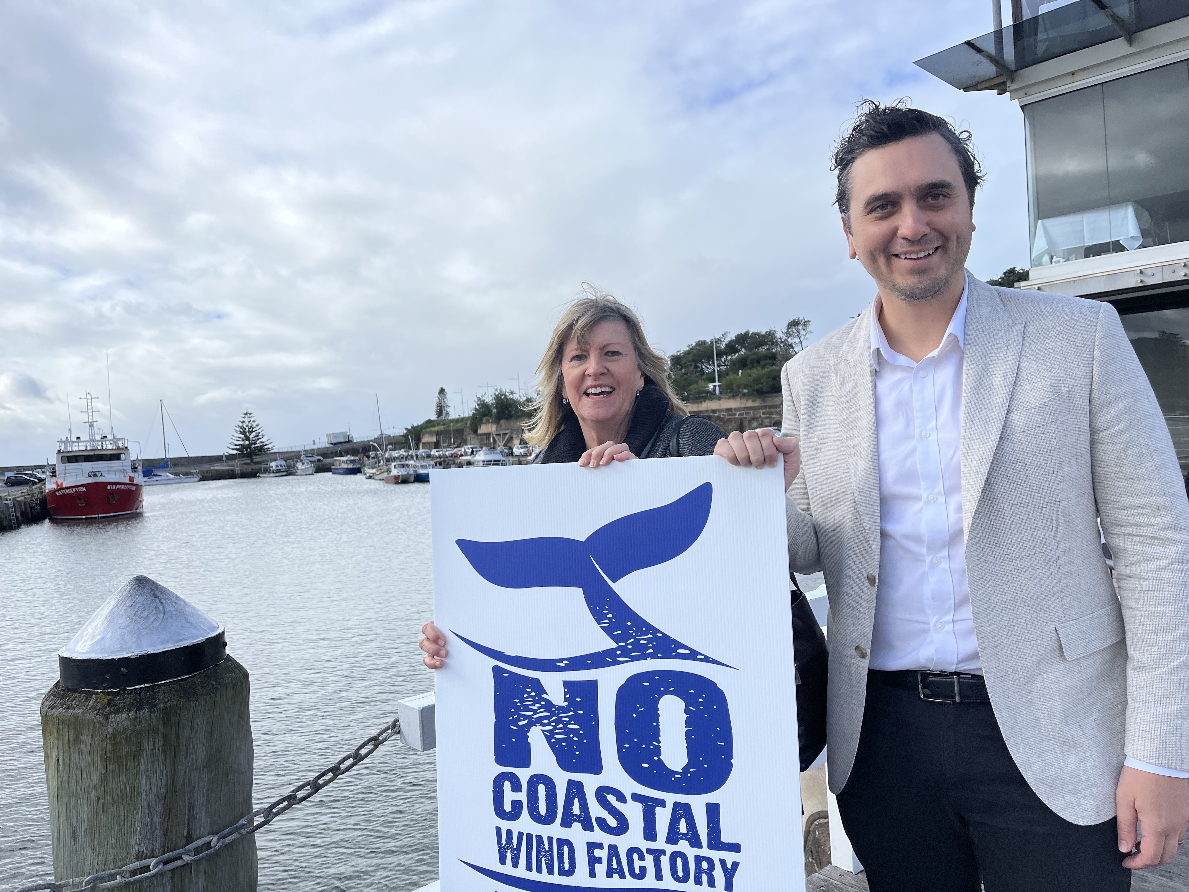 Local and vocal: Why offshore wind protestors were happy to hear from the Nationals