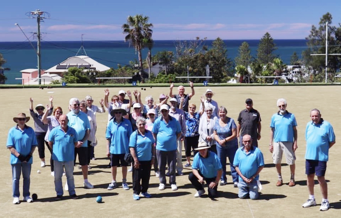 A yarn, a picnic and a game of lawn bowls