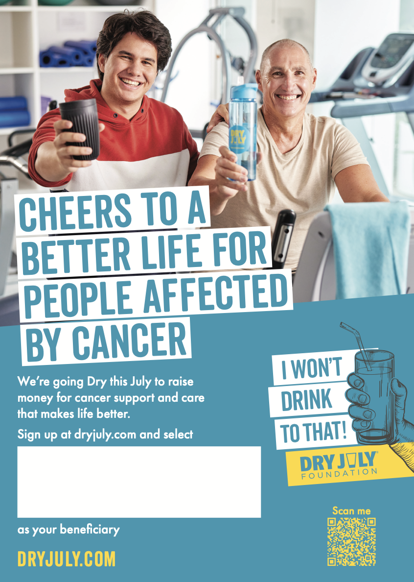 Dry July takes on new meaning for local face of the campaign  post image