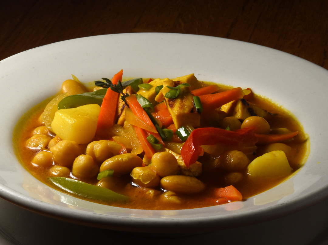 Chickpea curry for meat-free Monday