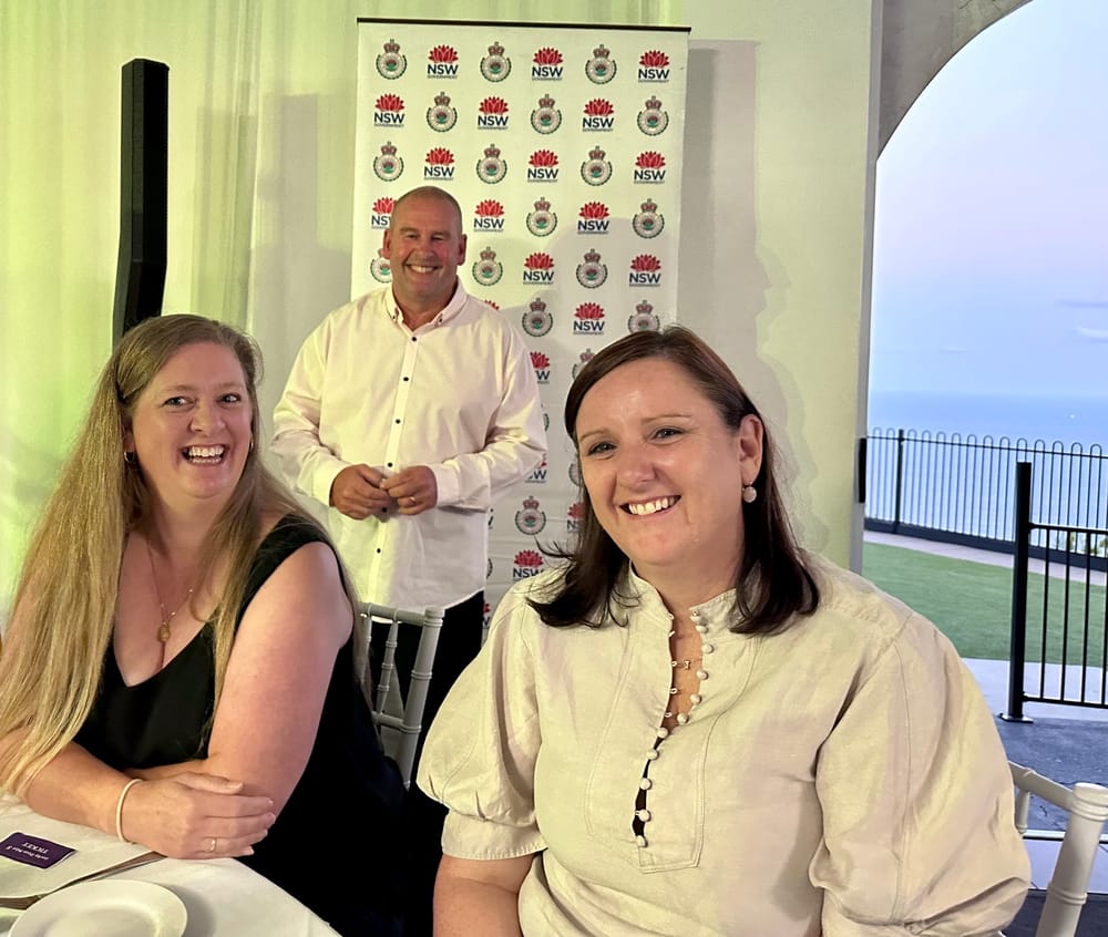 Women firefighters light up the night at celebratory dinner post image