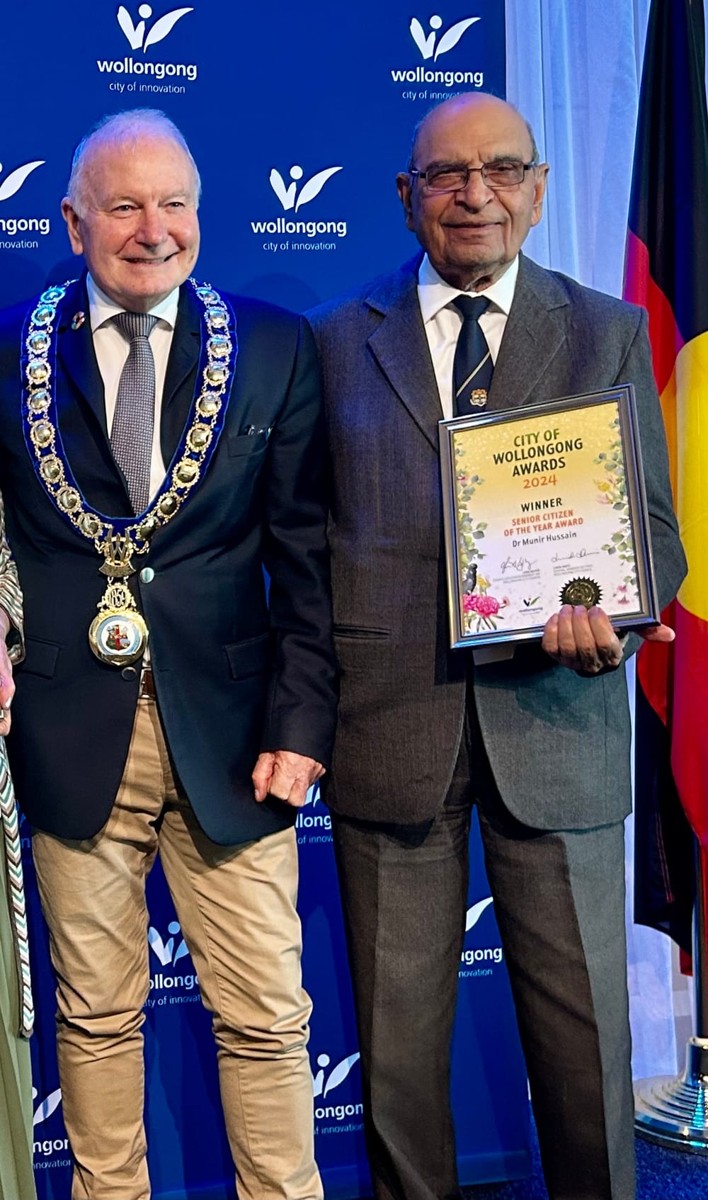 Meet Islamic leader Dr Munir Hussain, Wollongong’s 2024 Senior Citizen of the Year post image