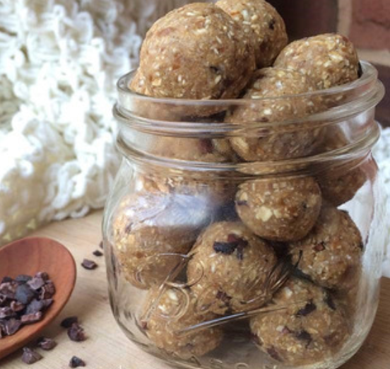 Make nut-free cookie dough bliss balls post image