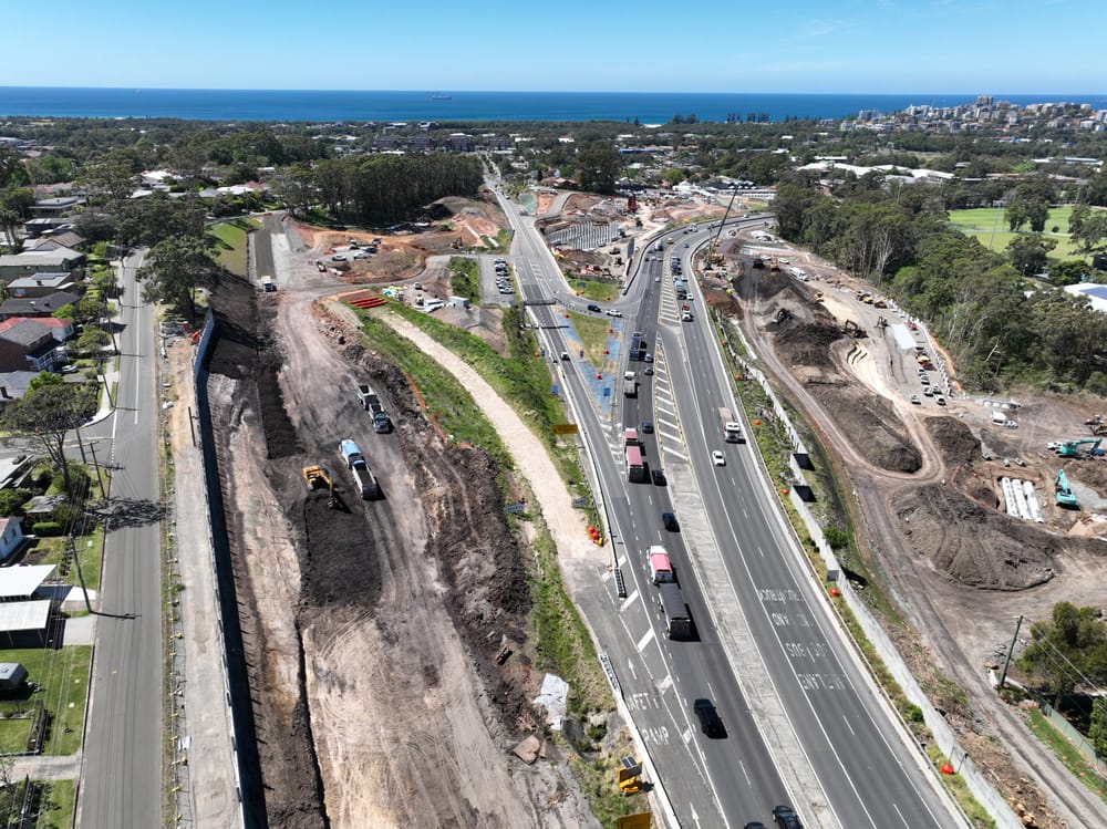 Mt Ousley interchange – TfNSW issues 'year in review' post image