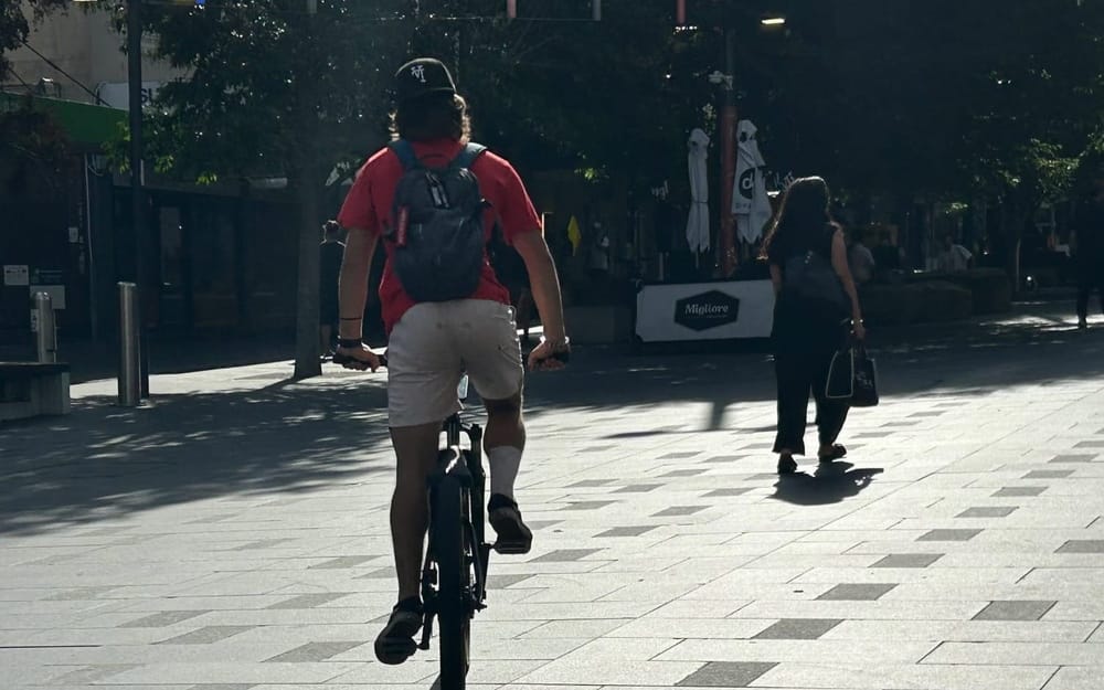 'Incredibly dangerous': Ban on cycling in the mall to continue post image