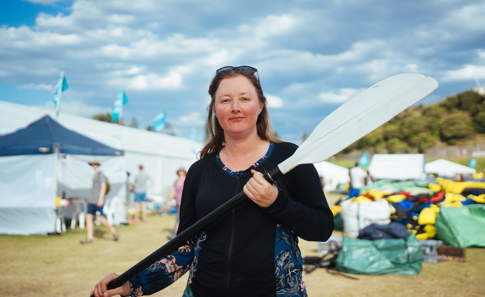 Why former councillor kayaked into coal shipping channel post image