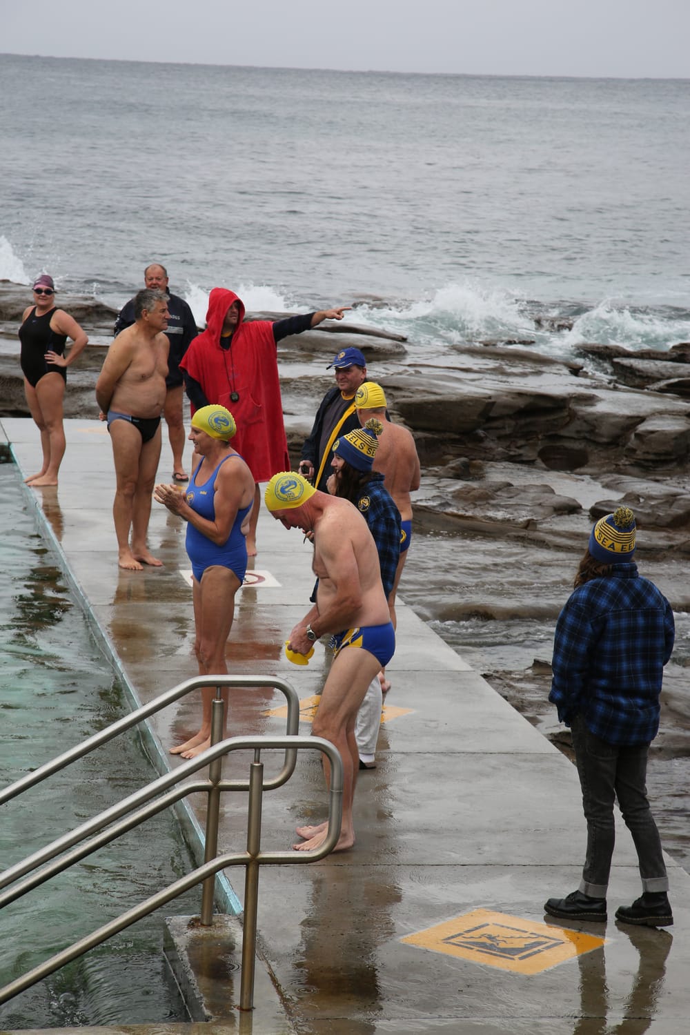 Sea Eels enjoy winter swims in 'balmy' water at Coalcliff Pool post image