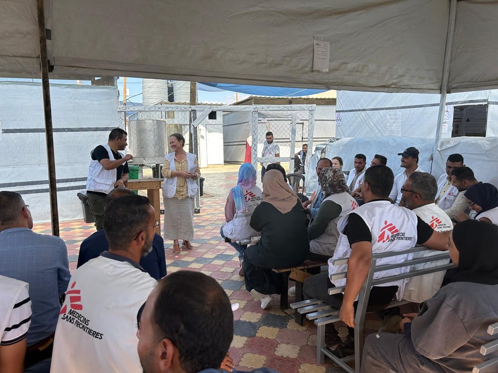 From the Gong to Gaza: Sally Stevenson shares experience with Médecins Sans Frontières post image