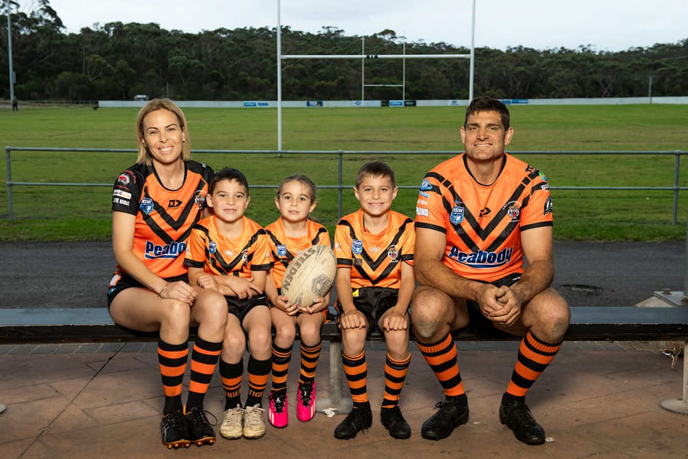 Footy in the family: Why generations of players love Helensburgh Tigers post image