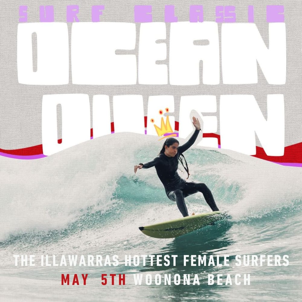 Who will wear the crown? Find out this Sunday as Ocean Queen Surf Classic debuts at Woonona post image