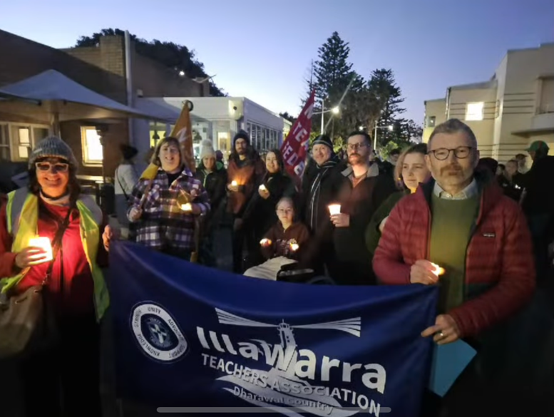 Candle vigil says 'Let Gaza Live' post image