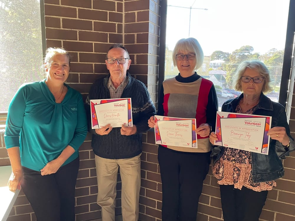 NINA volunteers help brighten someone’s day post image