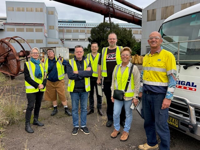 Champions for a bold regional museum share their excitement during steelworks site tour post image