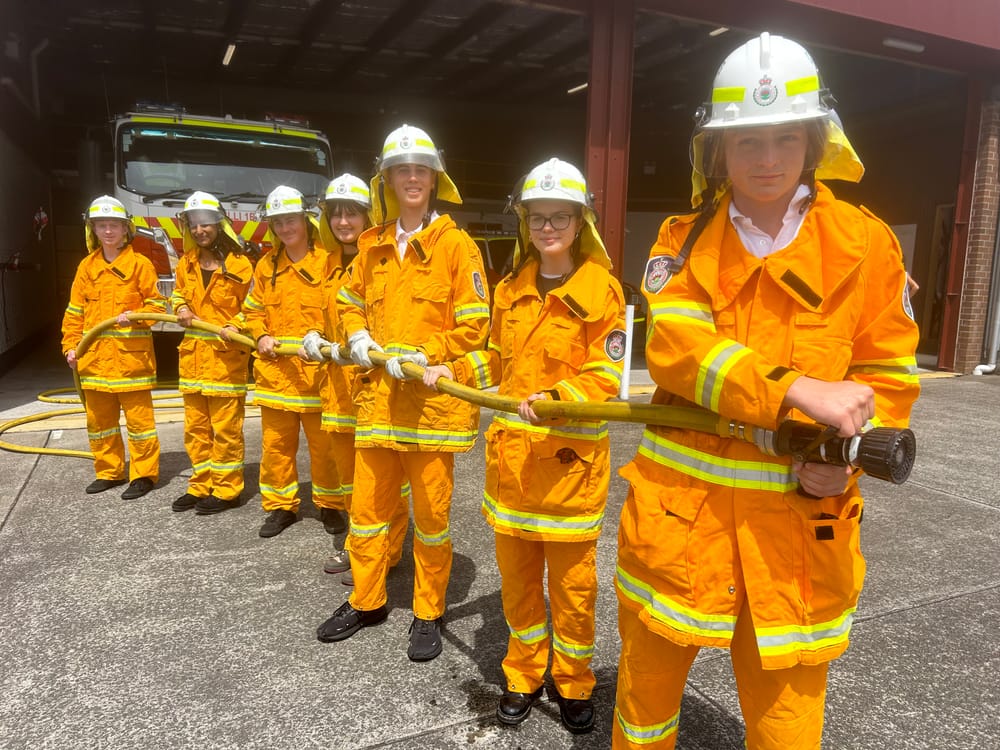 Bulli High students in training to become our next generation of fire fighters post image