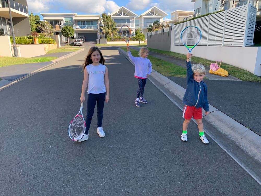 Lockdown turns streets into playgrounds post image