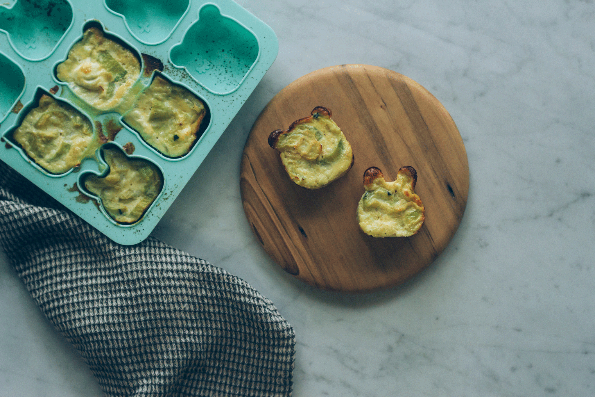 Zucchini & Goat's Cheese Frittata post image