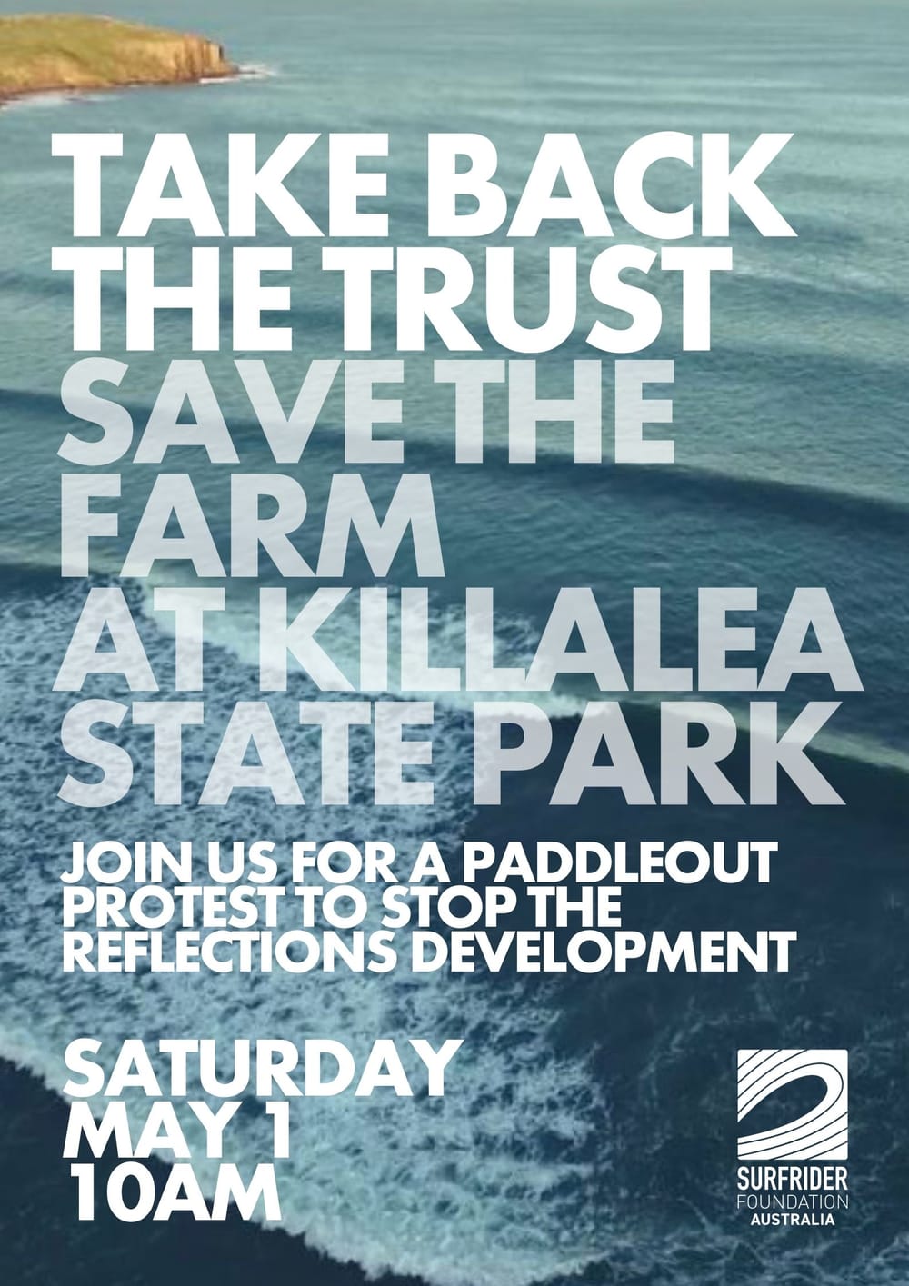 'Save the Farm' protest aims to break world record for largest surfing paddle out post image