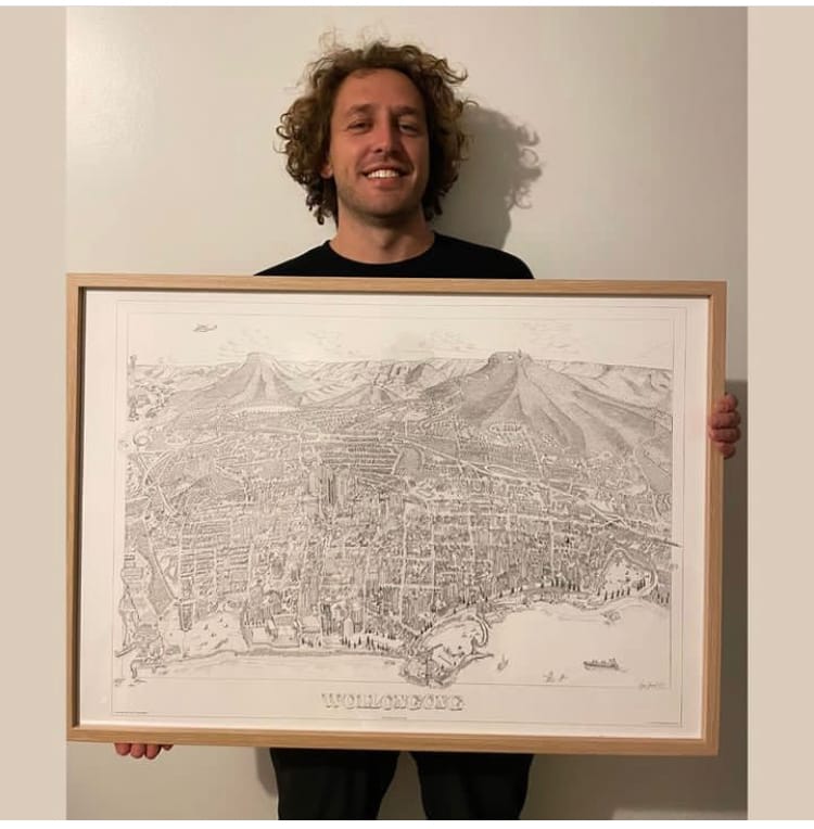 Thirroul cartographer launches Wollongong Map post image