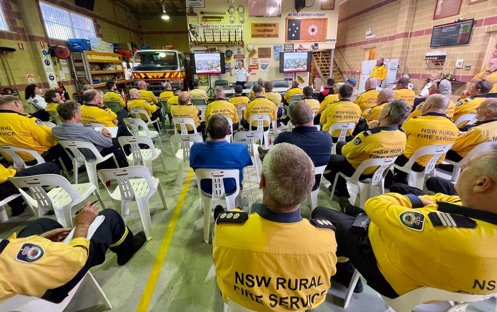 NSW RFS Illawarra Sutherland team holds pre-season briefing post image