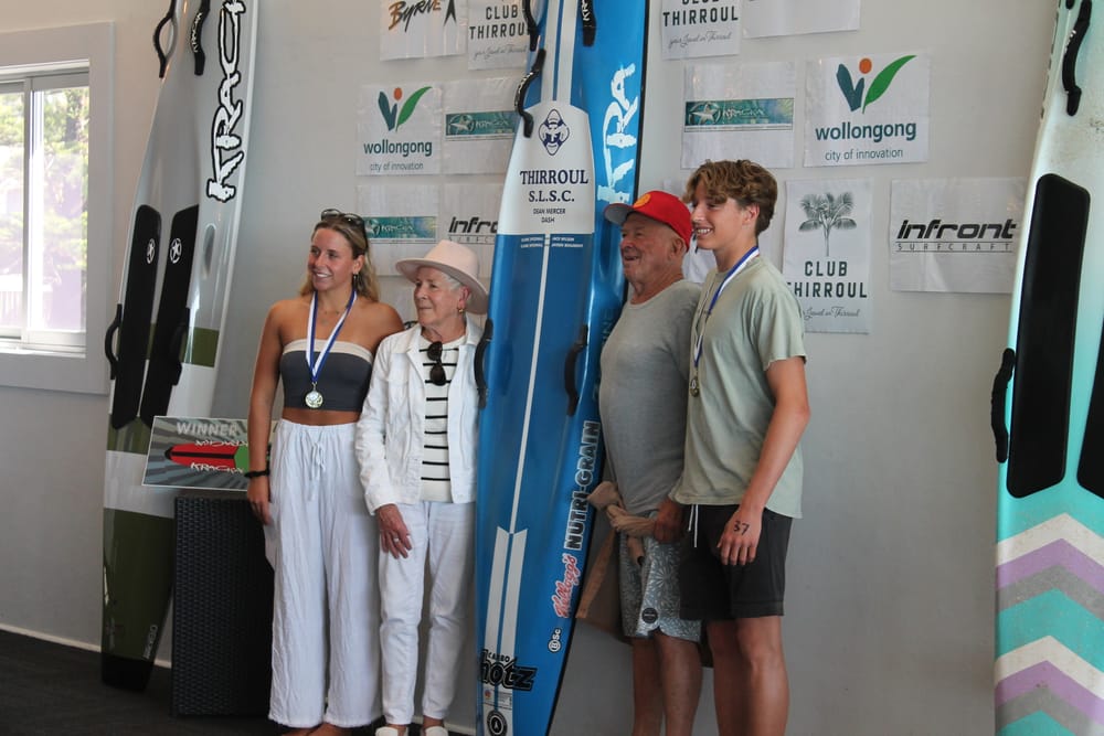 Young surf stars excel at Thirroul's annual Dean Mercer Dash post image