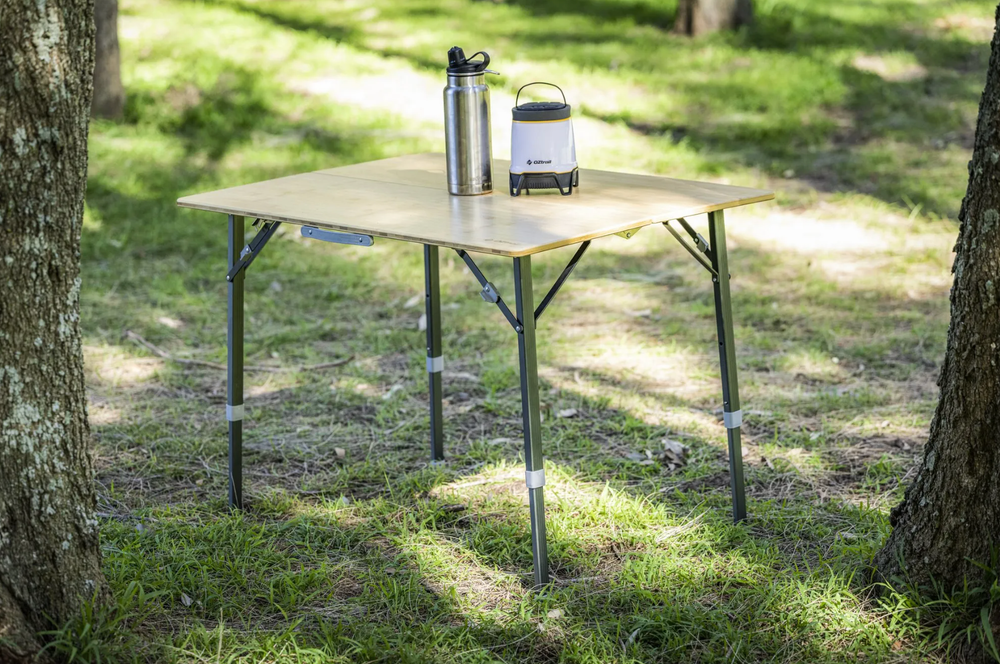 OZtrail Cape Series Folding Bamboo Camp Table: Tested post image