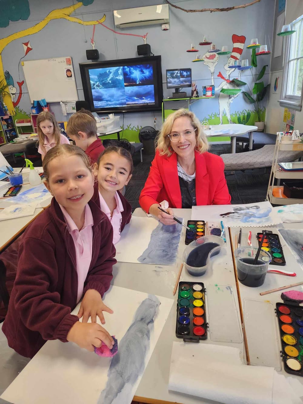 Windang Public School kids' art features in new book post image