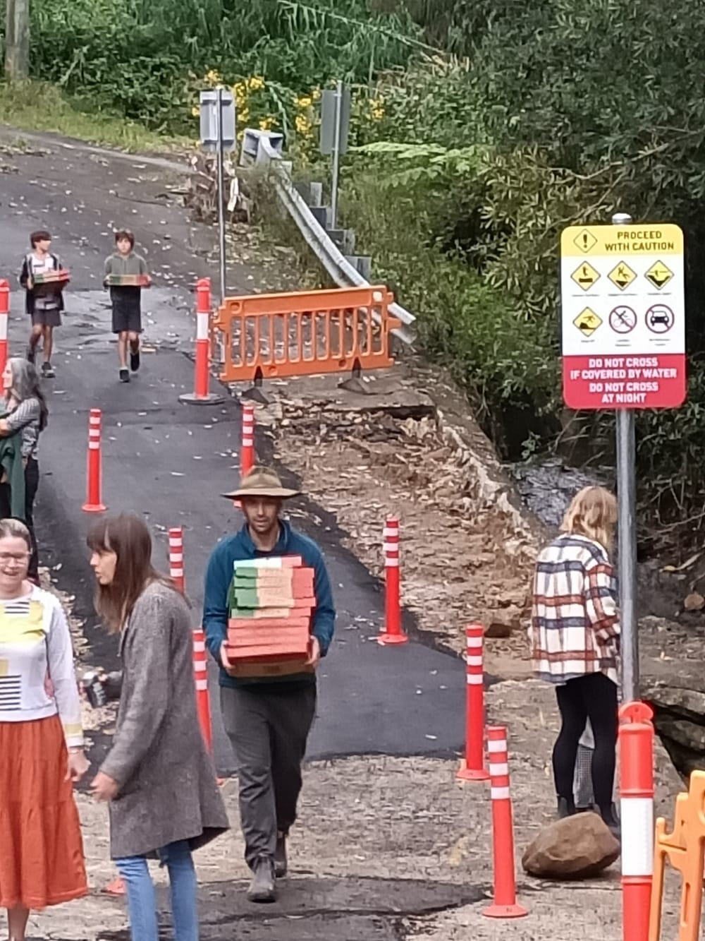 Otford celebrates new crossing with pizza and gelato party post image