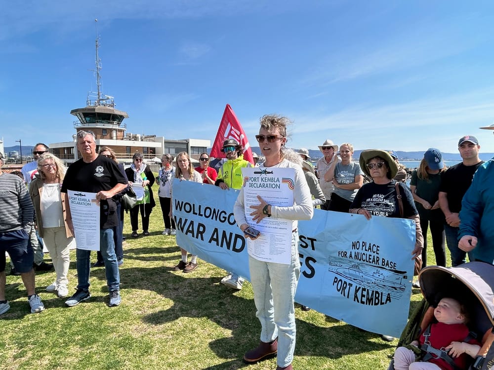 AUKUS subs will threaten safety and Port Kembla trade, says declaration post image