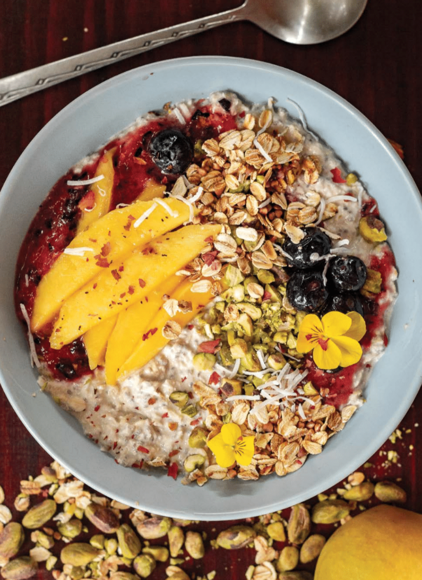 Overnight Oats With Quinoa And Berry Jam post image
