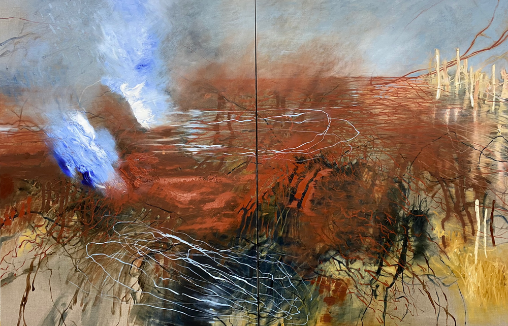 Paintings capture drama and damage post image