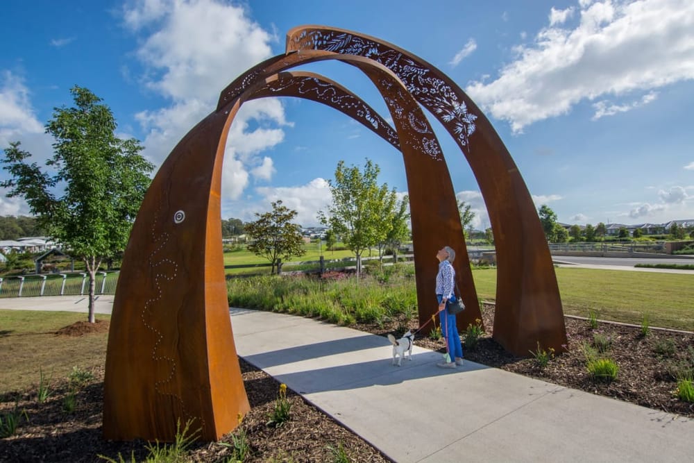 How an Indigenous path inspired an archway of art at Calderwood post image