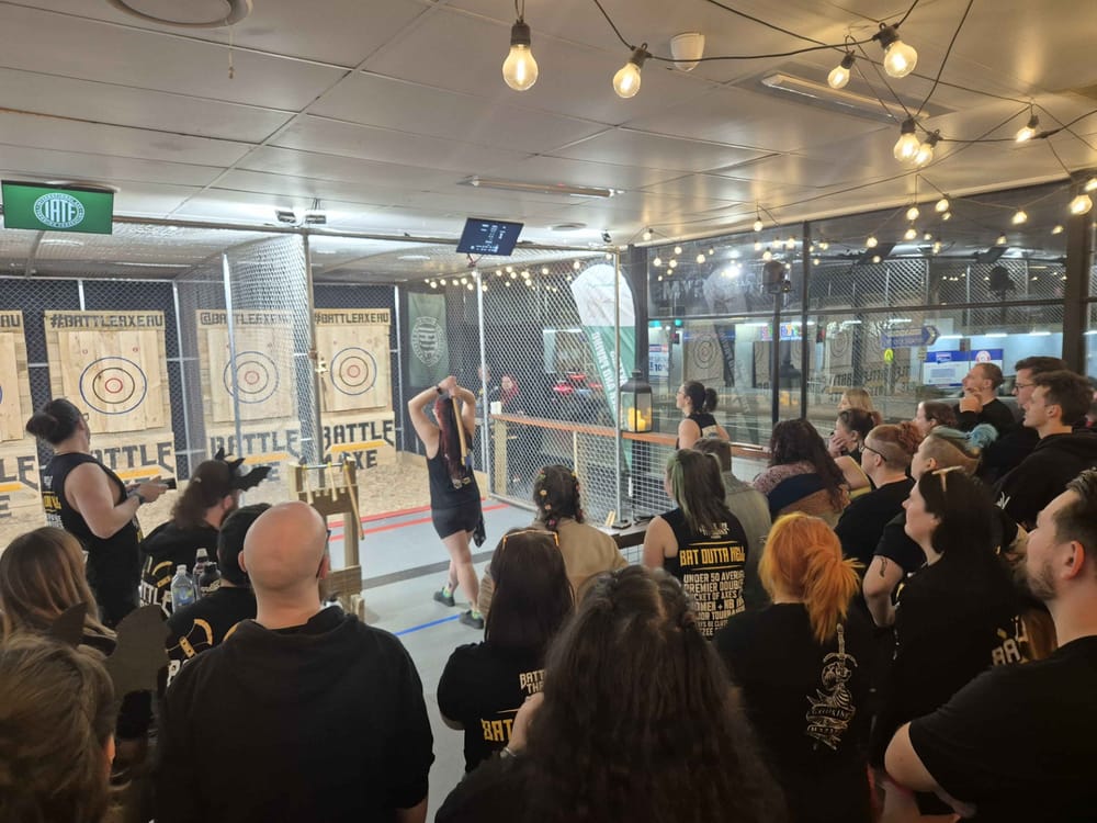 Strong support for BAT Outta Hell axe-throwing competition post image