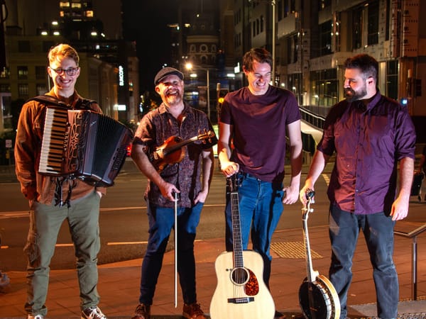 Sam playing it again at the 39th Illawarra Folk Festival post image